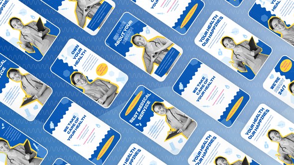 Videohive Medical Instagram Stories Video Displays template preview