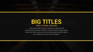 Videohive Dynamic Big Titles Elements template preview