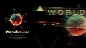 Videohive Covid-19 Glitch Logo Logo Stings template preview