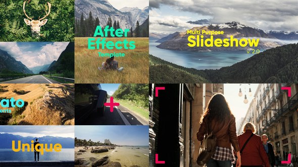 This Is Slideshow Video Displays template preview