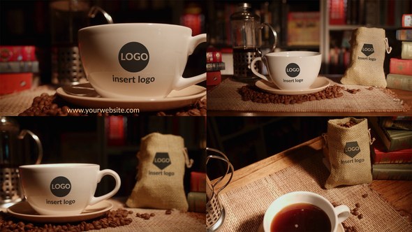 Videohive Coffee And Books Opener Product Promo template preview