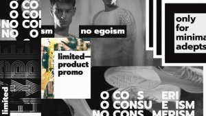 Limited — Product Promo Video Displays template preview