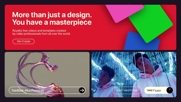 Videohive Multiscreen Slideshow Promo Video Displays template preview