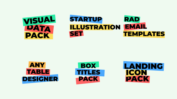 Videohive Box Titles V2.0 | AE Titles template preview
