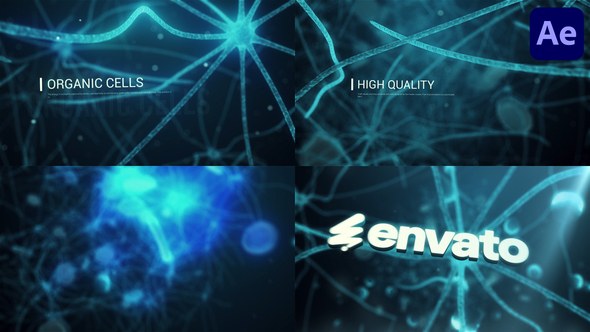 Videohive Organic Cell for After Effects Logo Stings template preview