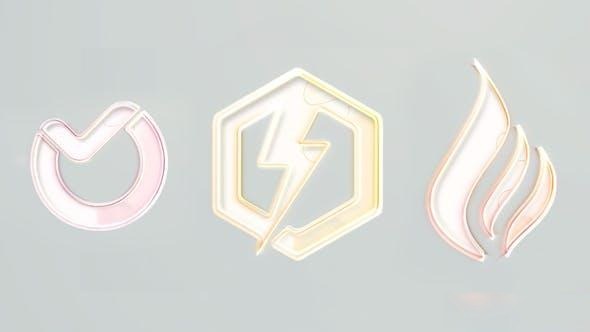 Videohive Soft Colored Logo Logo Stings template preview