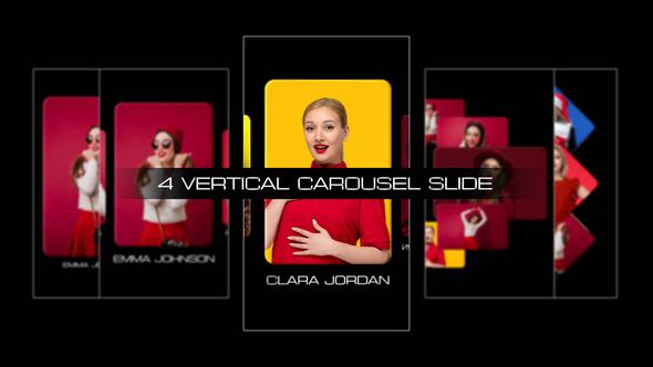 Videohive Carousel Slide | Vertical Video Displays template preview