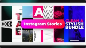 Stylish Instagram Stories Video Displays template preview