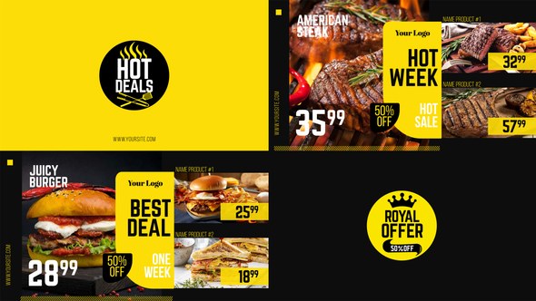 Videohive Royal Offer - Food Menu Promo Product Promo template preview