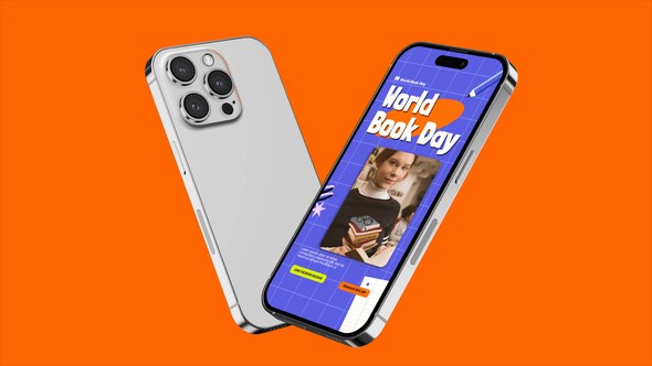 Videohive World Book Day Instagram Stories Openers template preview