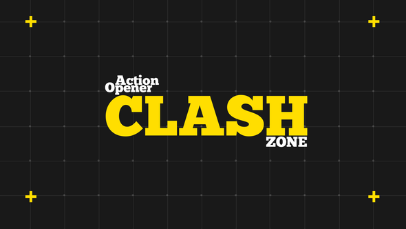 Videohive Clash Zone Openers template preview