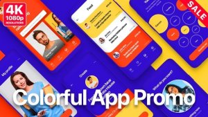 Videohive Colorful App Promo 26582196 Product Promo template preview
