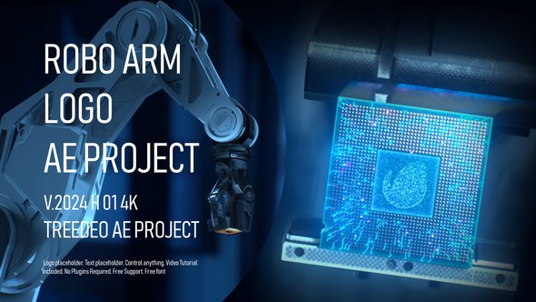 Videohive Robot Logo Reveal Logo Stings template preview