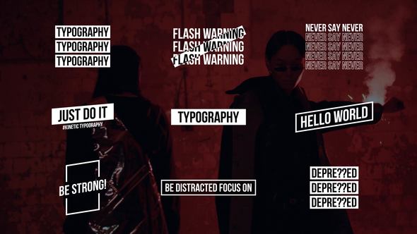 Videohive Typography Titles 2.0 | After Effects 47154868 Titles template preview