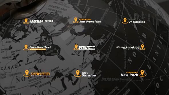 Videohive Location Titles | After Effects 48696727 Titles template preview