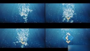Videohive Underwater Ocean Sea Summer Intro | Water Splash Travel Logo 2 Logo Stings template preview
