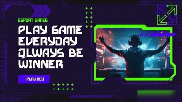 Videohive ESport Slides Promo Openers template preview