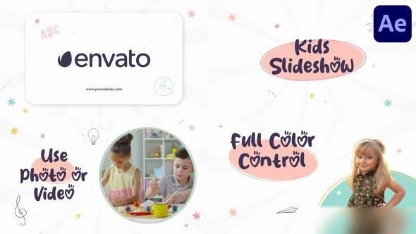 Videohive Kids Slideshow for After Effects Openers template preview