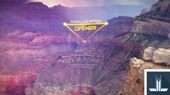 Parallax Media Opener Video Displays template preview