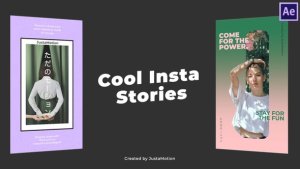 Videohive Cool Insta Stories Elements template preview