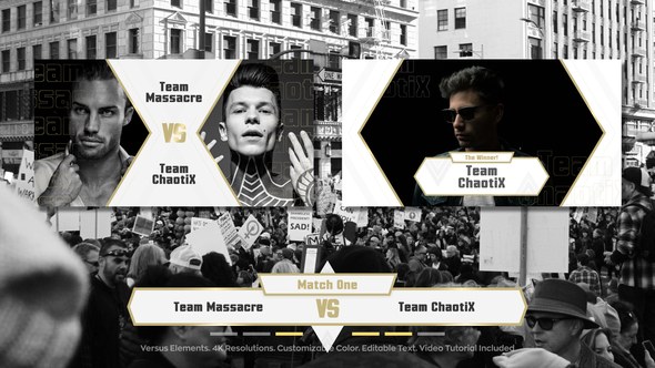 Videohive Versus Elements Elements template preview