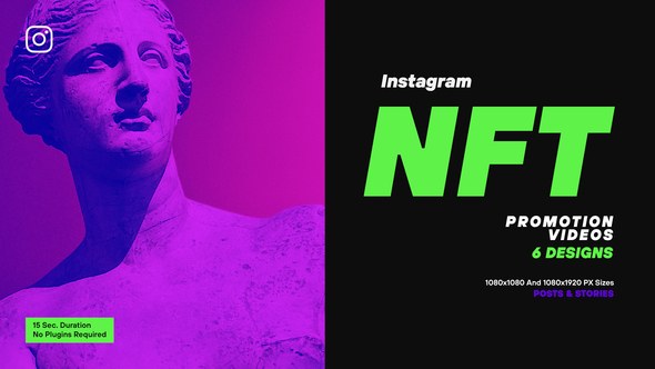 Videohive NFT Promotion Instagram V130 Product Promo template preview