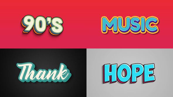 Videohive Text Effect - Vintage Style 05 Titles template preview