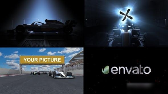 Videohive F1 Car Logo Reveal 2 Logo Stings template preview