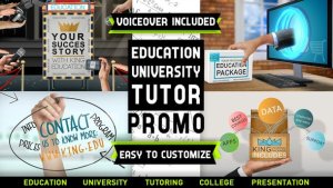 Videohive Education University Tutor Promo Product Promo template preview