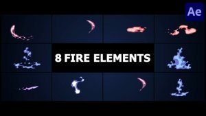 Videohive Fire Elements for After Effects Elements template preview