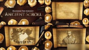 Videohive Ancient Scroll History Project Openers template preview