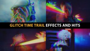 Videohive Glitch Time Trail Effects And Hits | After Effects Elements template preview