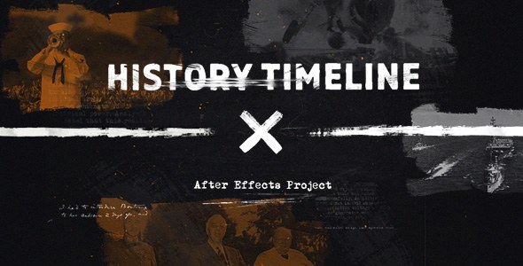 Videohive History Timeline 19891888 Openers template preview