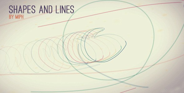 Videohive Shapes and Lines Logo Stings template preview