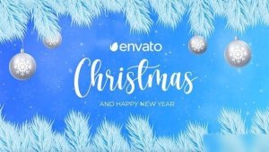 Videohive Merry Christmas Text Logo Reveal 41626165 Logo Stings template preview