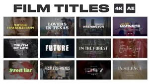 Videohive Cinematic Film Titles | AE Titles template preview