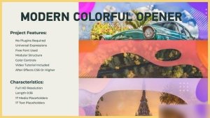 Videohive Modern Colorful Opener 23345033 Openers template preview