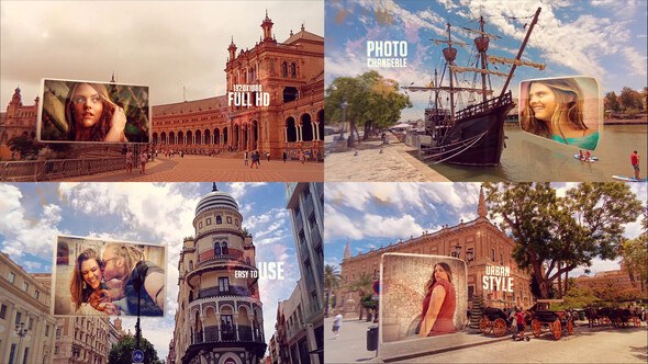 Videohive Spain Photo slide Openers template preview
