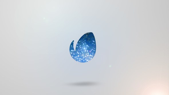 Videohive Bright Particle Logo Logo Stings template preview
