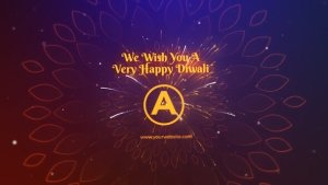 Diwali Message Mogrt Premiere Pro template preview