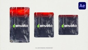 Videohive Vertical Plastic Texture Logo Logo Stings template preview