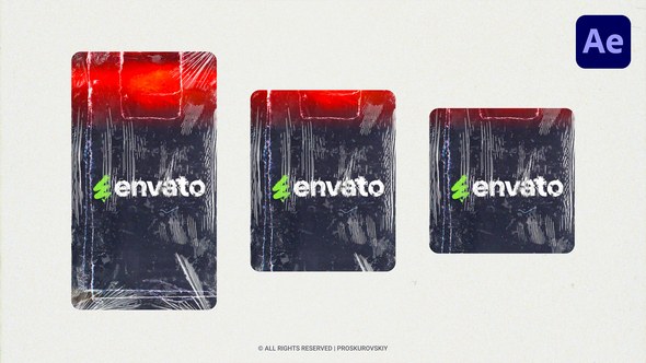 Videohive Vertical Plastic Texture Logo Logo Stings template preview