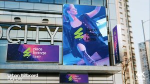 Videohive Urban Billboard Mockup 55657380 Video Displays template preview