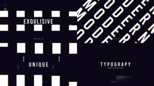 Videohive Modern Typo Intro 47540884 Openers template preview