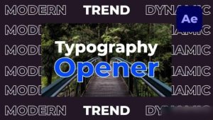 Videohive Dynamic Fast Typography Opener Openers template preview