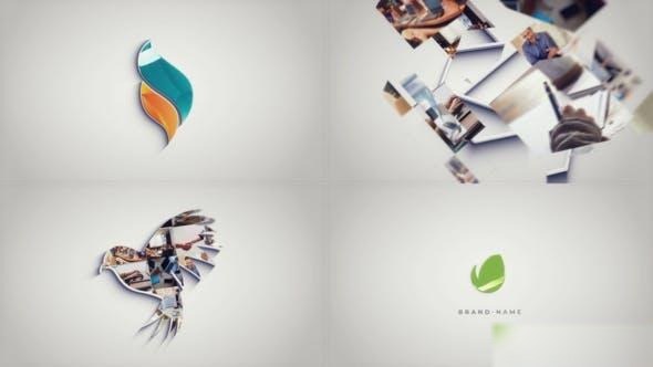 Videohive Mosaic Logo Reveal 40245486 Logo Stings template preview