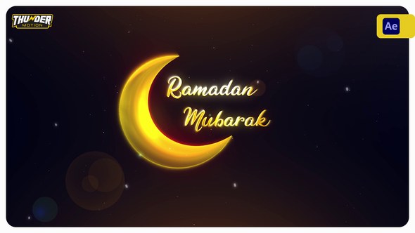 Videohive Ramadan & Eid Greetings 56721457 Logo Stings template preview