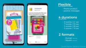 Videohive Social Media Back to School Product Promo template preview