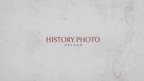 Videohive History Photo Opener Openers template preview