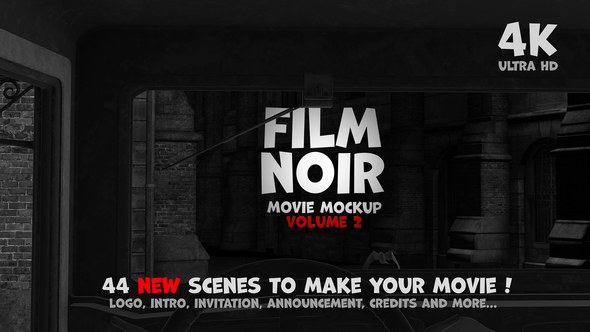 Videohive Film Noir - Movie Mockup Volume 2 Elements template preview